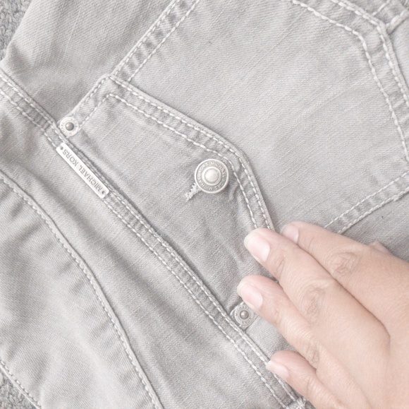 Michael kors gray zippered jeans size 6 - Picture 6 of 8